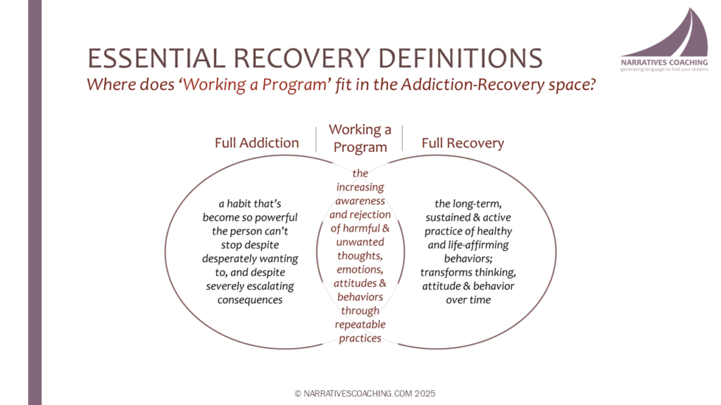 Essential Recovery Definitions - Working a Program - 1-Page